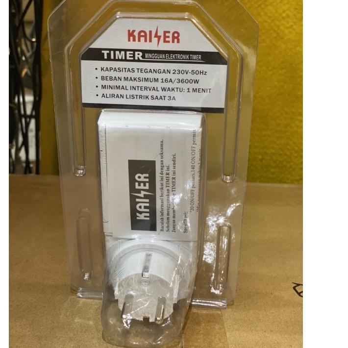 stop kontak timer digital Kaiser stop kontak digital timer digital Kaiser