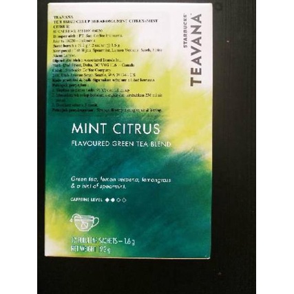 

㊔Z Starbucks Teavana Tea Teh Celup TERLARIS 3287 ❖
