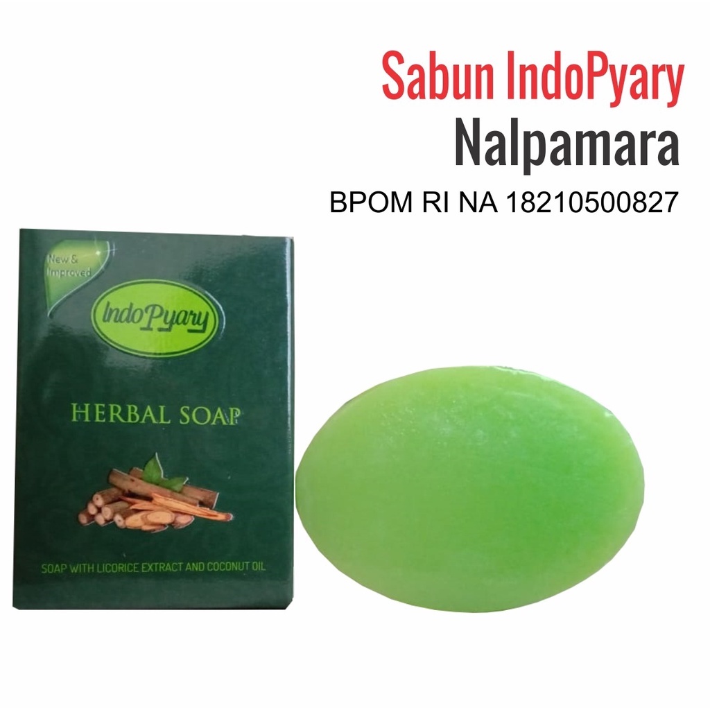 SABUN ARAB INDO PYARY NALPAMARA HERBAL SOAP SABUN KECANTIKAN 50Gram BPOM RI NA18210500827