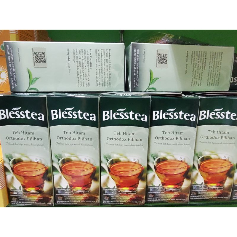 Blesstea teh hitam kemasan botol