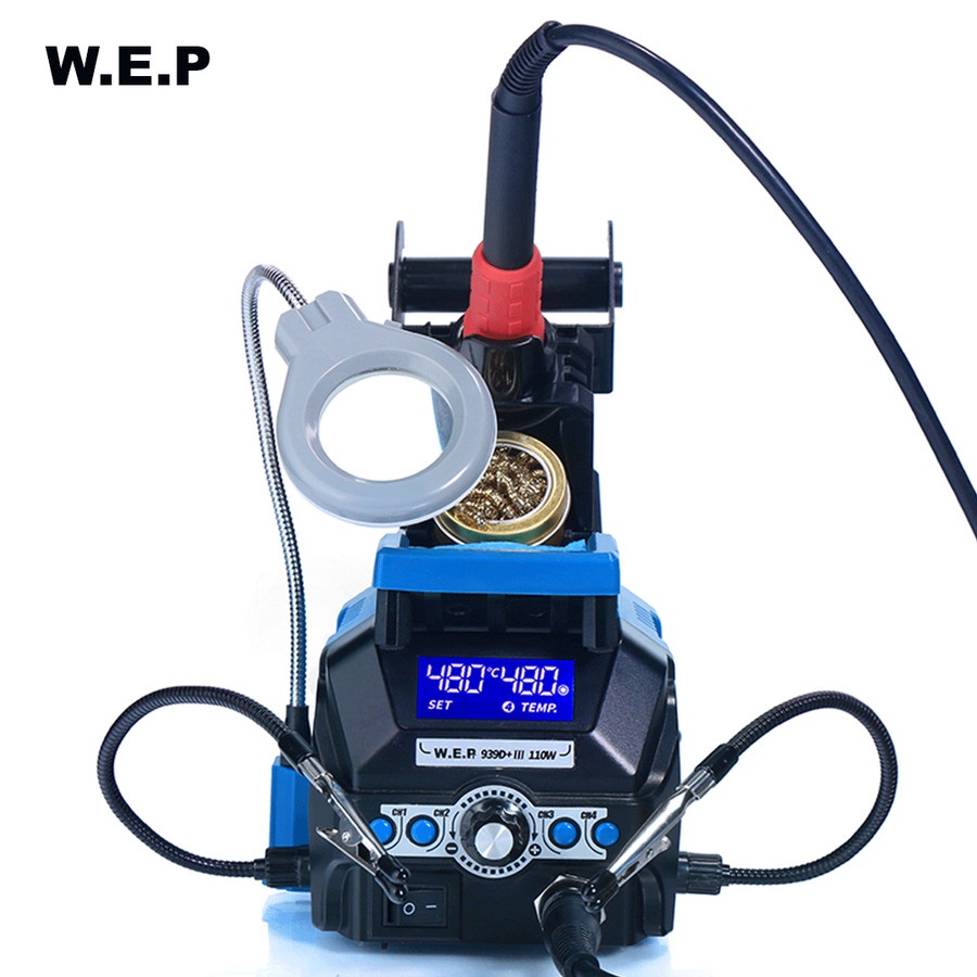 WEP 939D+ III 4in 1 Soldering Station Digital Intelligent Temperature