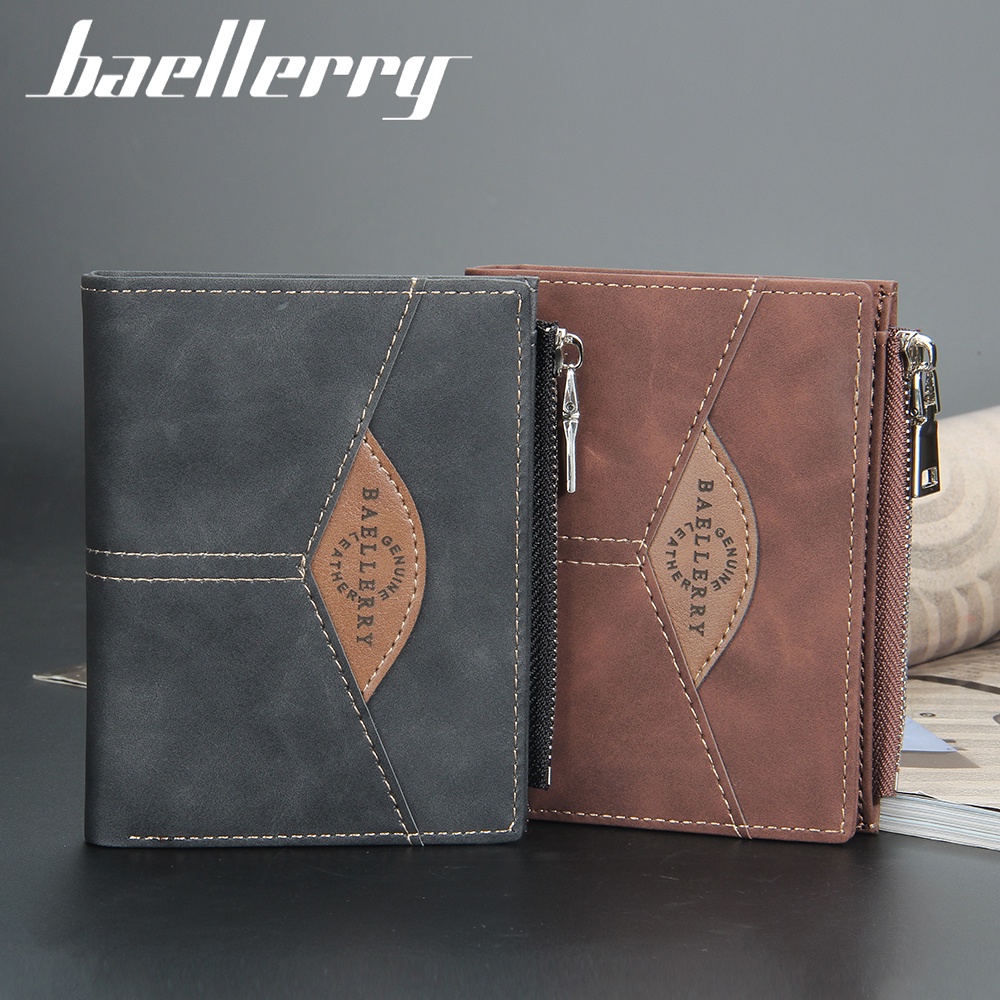 BAELLERRY DR071 Dompet Pria Bahan Kulit PU Leather Premium WATCHKITE WKOS