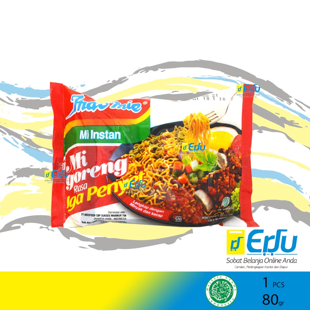 

ECER Indomie Goreng Iga Penyet Mie Instan Goreng Dengan Minyak dan Kecap - 80gr