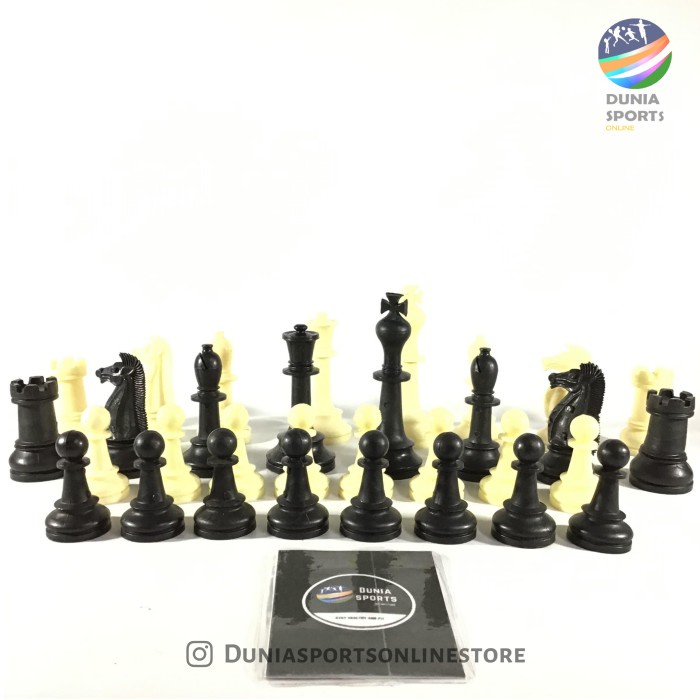 Murah BUAH / BIJI CATUR PLASTIK PADAT UKURAN JUMBO PAPAN 50cm x 50cm (1 set) - XL