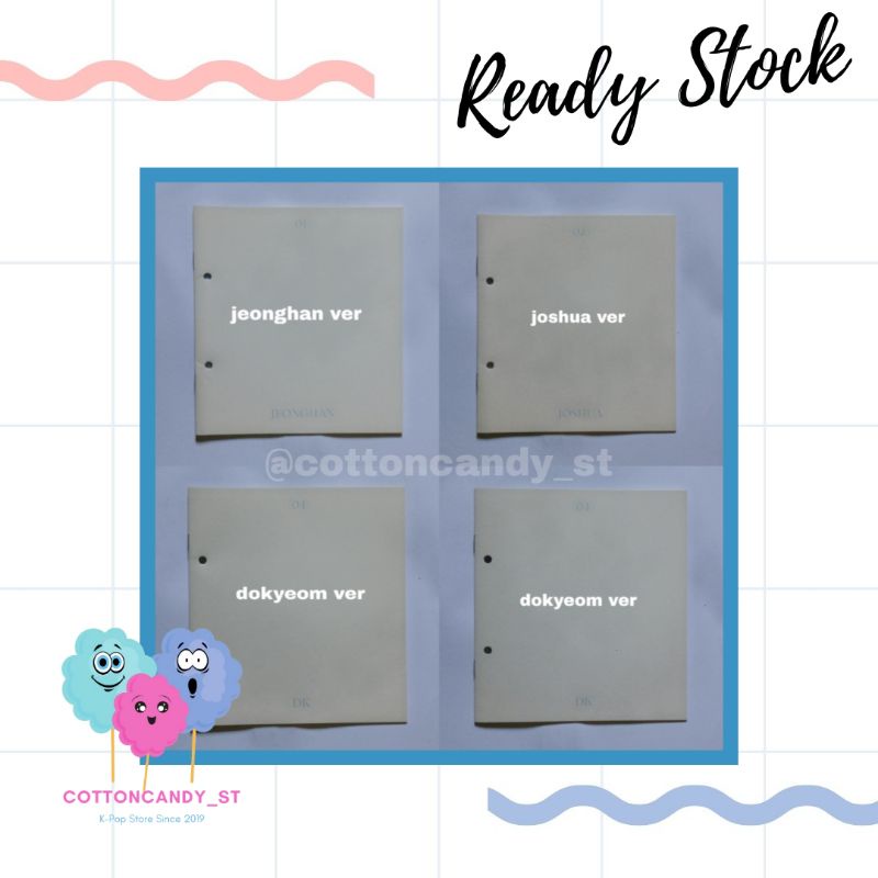 [READY STOCK] PHOTOBOOK HENGGARAE MEMBER VER JEONGHAN JOSHUA DK / DOKYEOM DUL VER