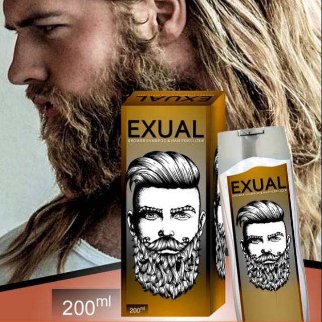 Exual shampo penumbuh bulu dan rambut