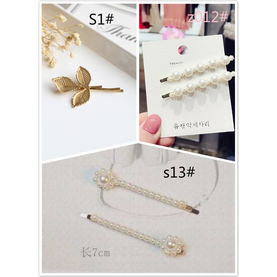 Alloy Rabbit Peach Beloved Butterfly Knot with Pearl Mesh  Hair clip