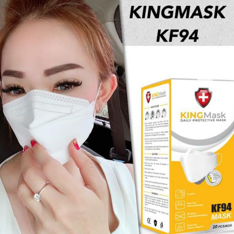 Masker KF94 King Mask Murah isi 20 4 Ply Masker Medis Grosir Termurah