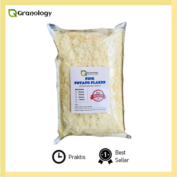 

PROMO [COD] Potato Flakes / Tepung Kentang (1 kilogram) by Granology