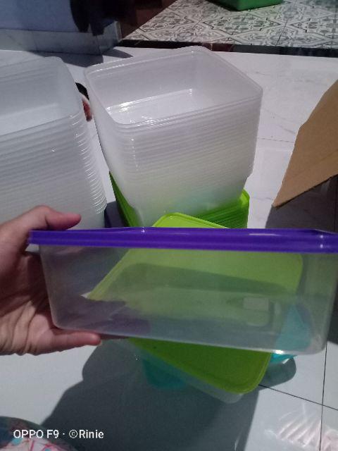 Thinwall 2000 Ml + Tutup Warna Biru Tosca Merek Fim Harga 1 Roll Isi 25 Pcs