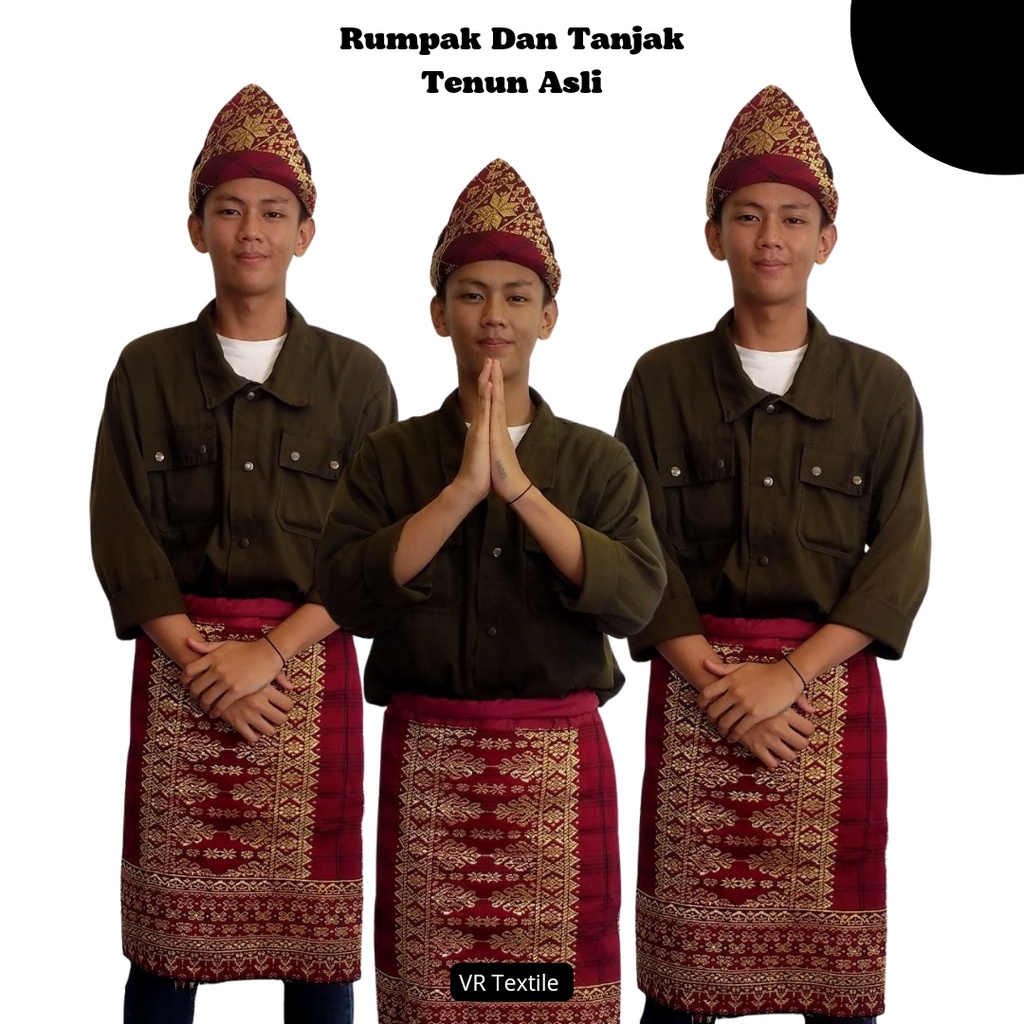 Tanjak dan Rumpak Songket Tenun Asli Khas Palembang - Nyimas Songket