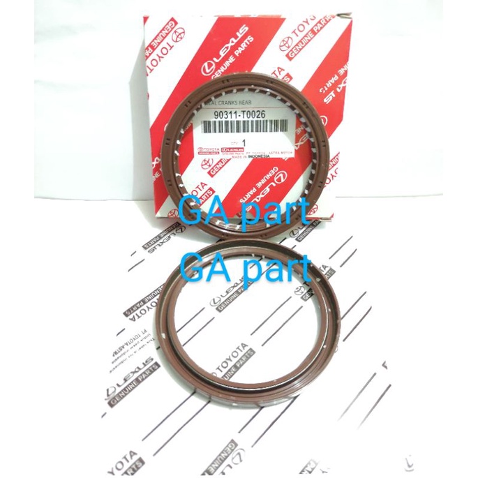 Jual Oil Seal Crankshaft Belakang Toyota Kijang Innova Bensin Hilux Bensin 2000cc 1TR 90311