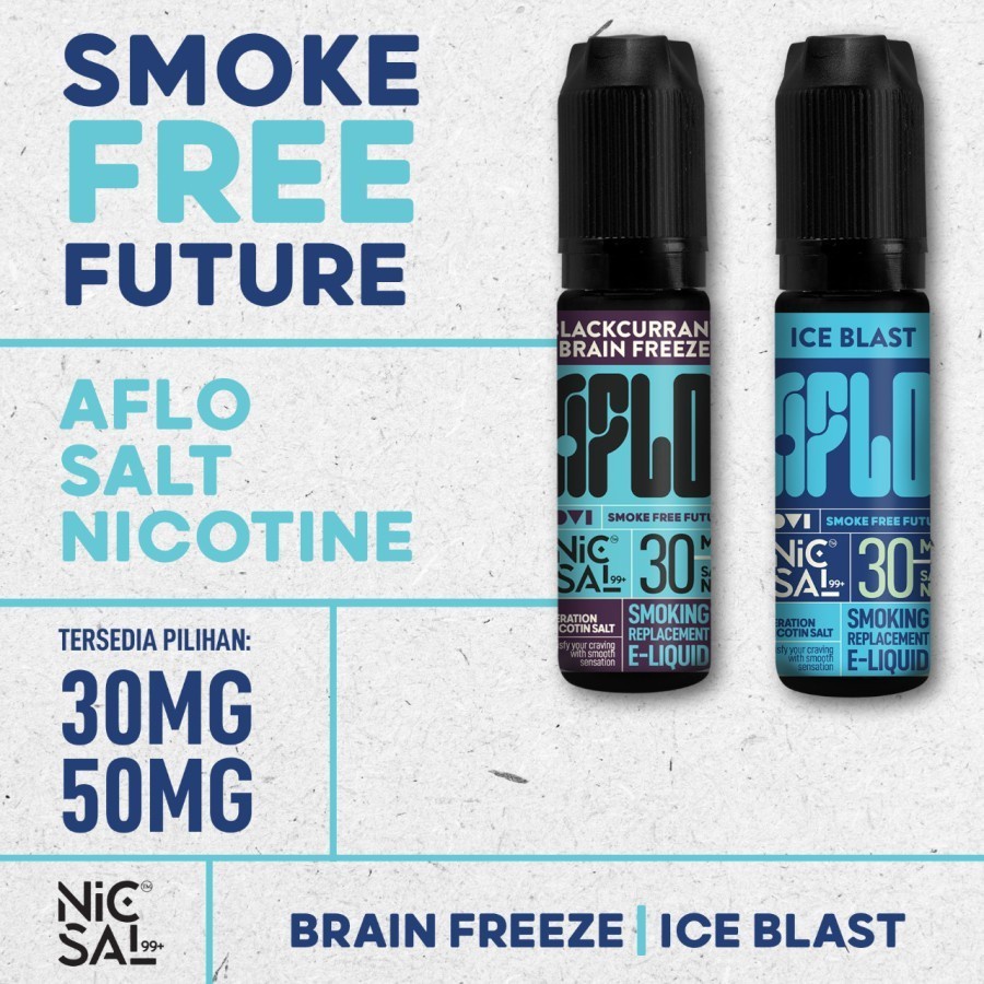 AFLO SALTNIC BLACKCURRANT BRAIN FREEZE  By MOVI  30MG  50MG AUTHENTIC