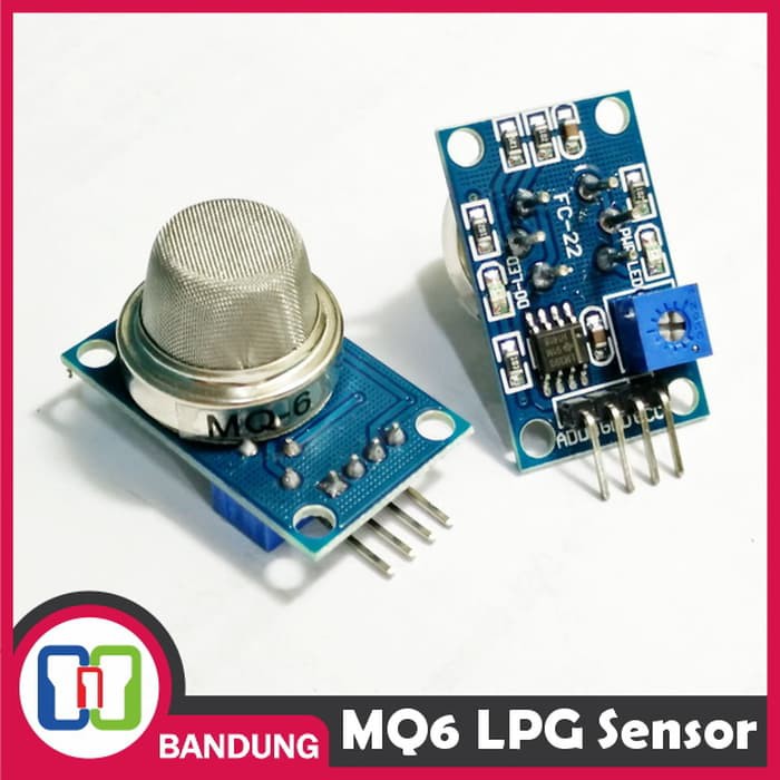 Jual Mq 6 Mq6 Lpg Lng Butane Gas Sensor Module For Arduino Uno Mega