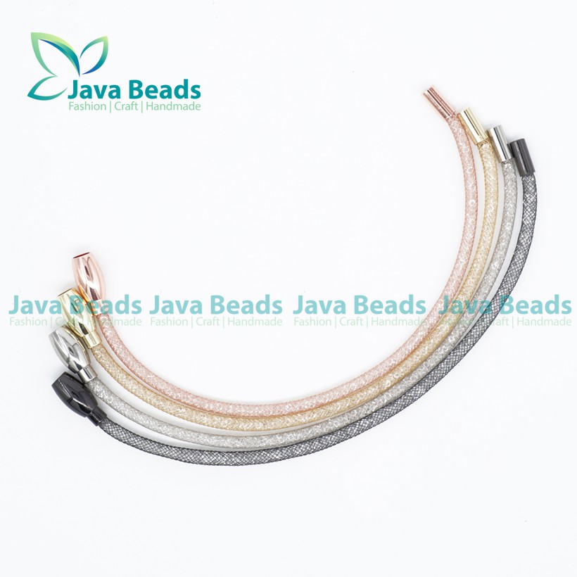 Gelang Tali Kawat Glitter Magnet Gelang Kawat Kristal Swarovski