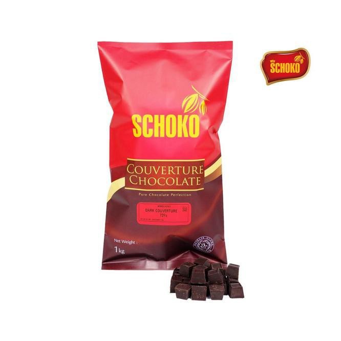 

New Arrival - Schoko Dark Couverture Chocolate 56% 1 Kg