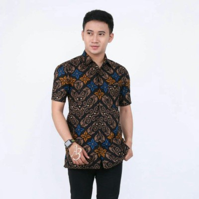 Cod Kemeja Batik Pria Lengan Panjang Kemeja Batik Kondangan Kemeja Batik Slimfit Termurah Terbaru