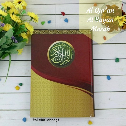 Al Quran Besar Al Bayan HVS Kuning Coklat Oleh Oleh Haji dan Umroh