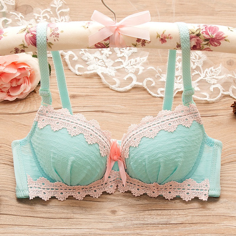 TERMURAH GRATIS ONGKIR Set Bra BH pakaian dalam cewek wanita remaja bahan import korea  KR022 kawat