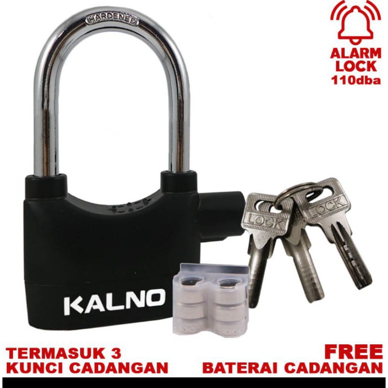 Gembok Alarm lock - RING PANJANG