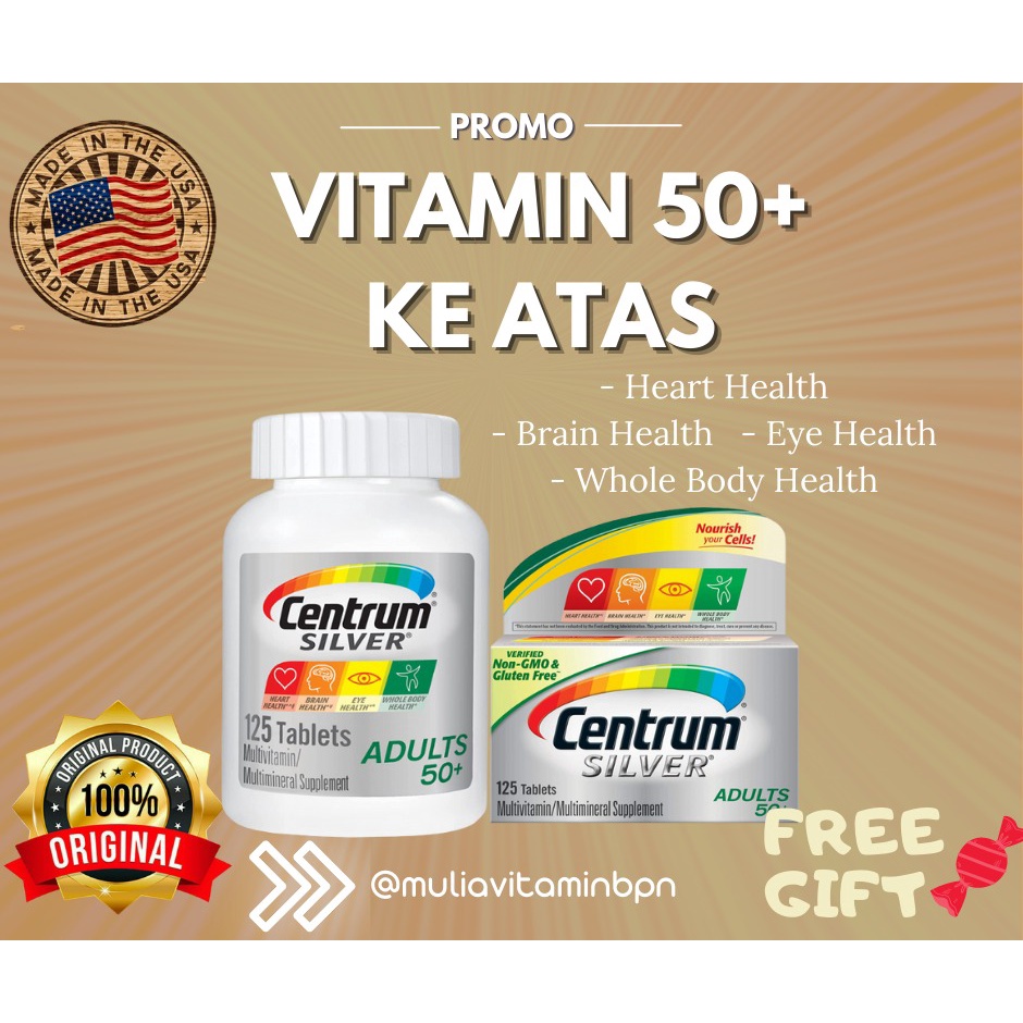 Jual Centrum Silver Vitamin 50+ | Shopee Indonesia