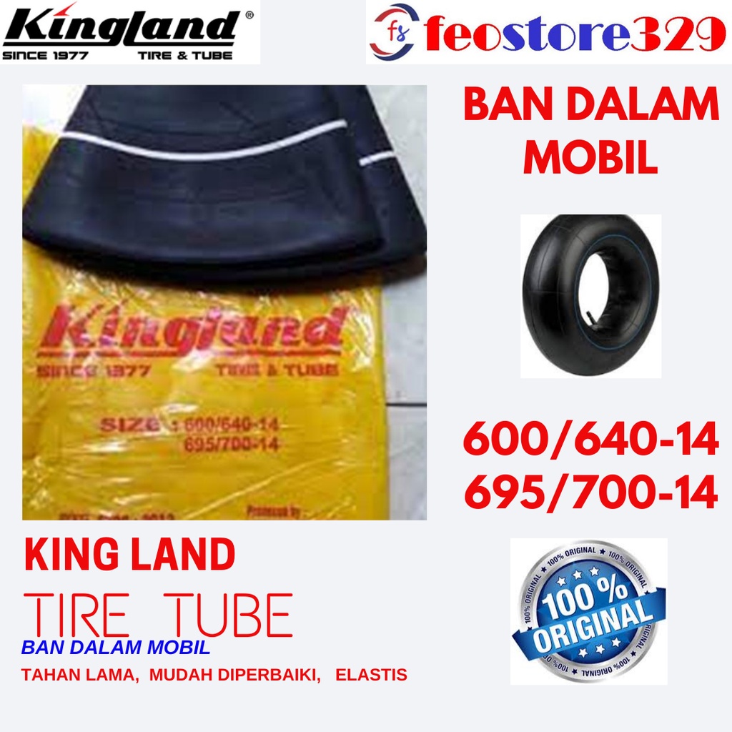 ban dalam mobil MERK kingland ring 14