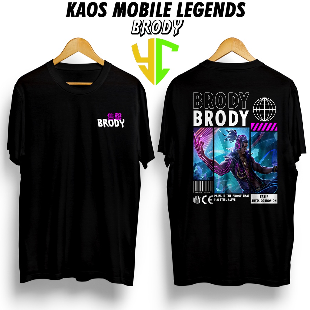 YC Kaos StreetWear Hero ML (BRODY STUN) Bisa Request Hero, Kaos Pendek Pria Kaos Premium Kaso Street