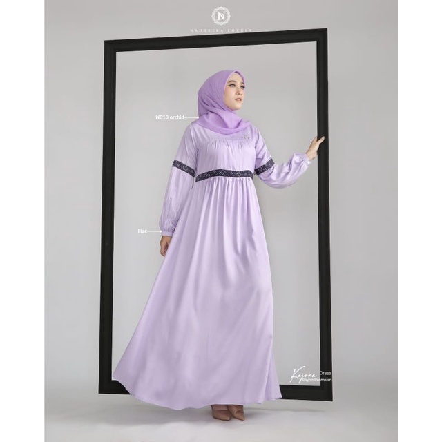 KEJORA DRESS BY NADHEERA LUXURY/BAJU GAMIS/BAJU SYARI/BRANDED ORIGINAL/COD☑️