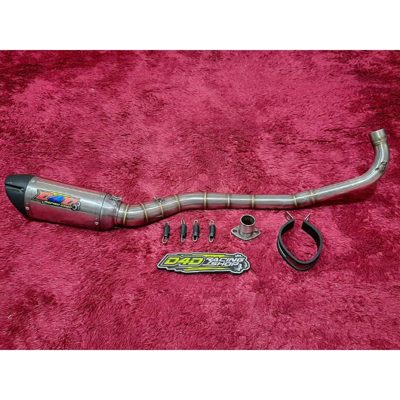 Knalpot AHM copy jupiter z 200cc . selembaran