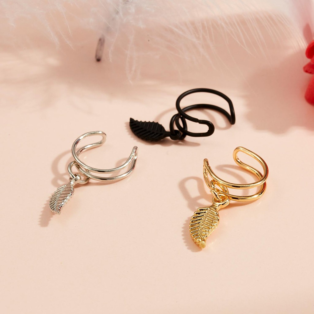 Anting Klip Bentuk U Tanpa Lubang Untuk unisex