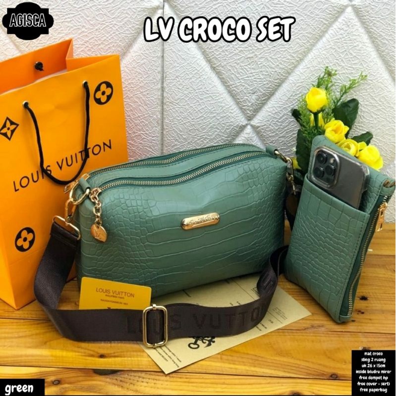 TAS IMPORT LV CROCO SET