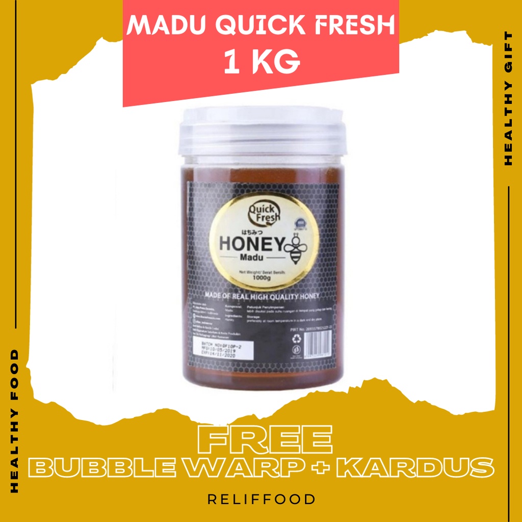 

MADU QUICK FRESH 1KG KEMASAN BUCKET - MADU ASLI