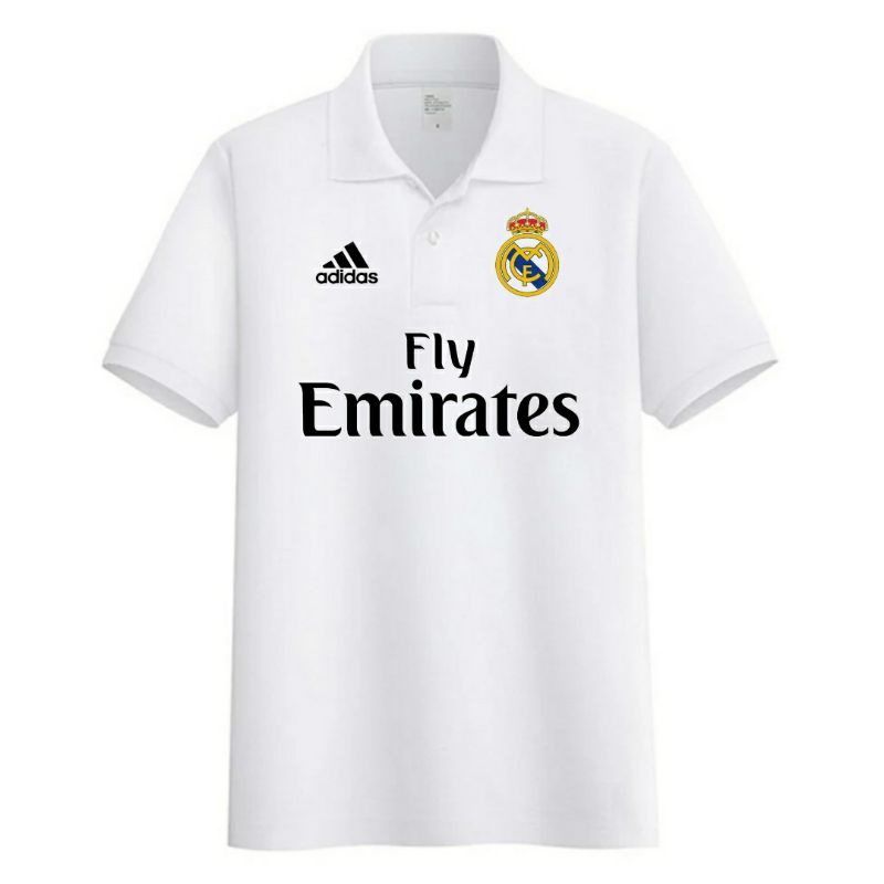 TSHIRT BAJU KAOS POLO KAOS KERAH PSG ARSENAL BACELONA REAL MADRID MANCESTER  CITY MU JUVENTUS  AS RO