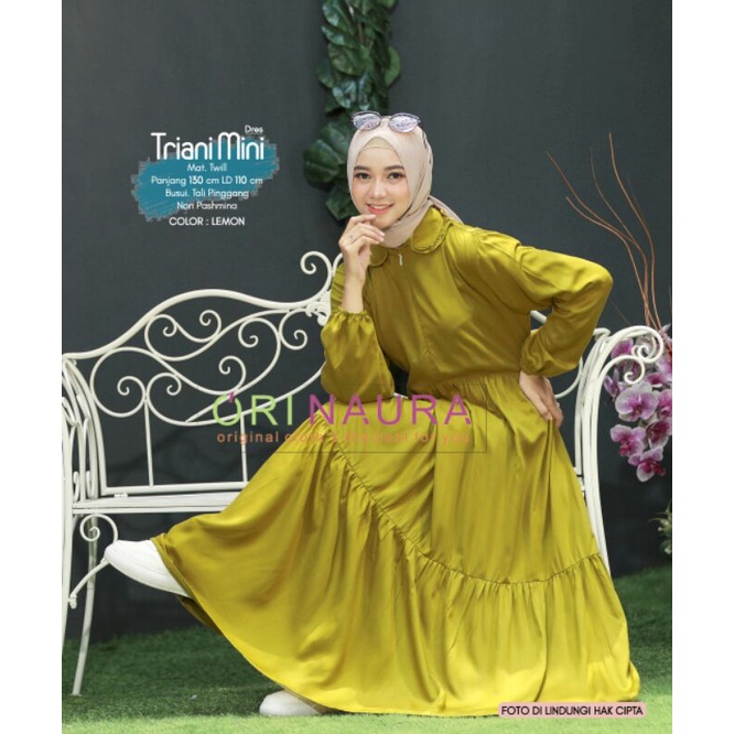 TRIANI Mini Dress Muslim Wanita by Orinaura