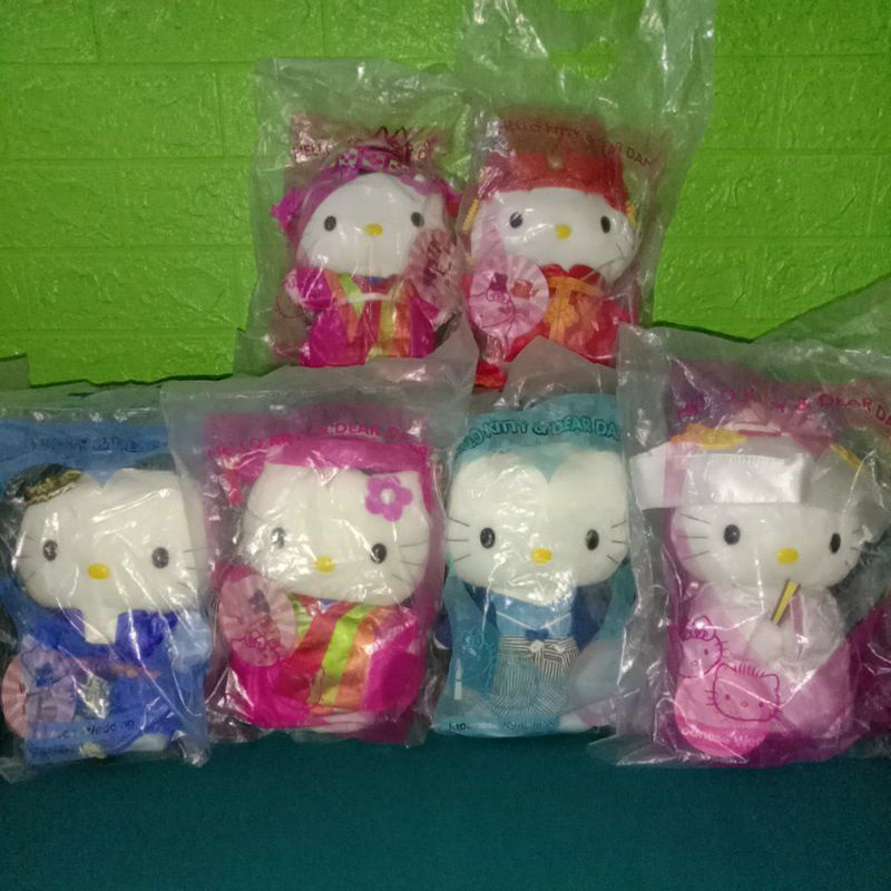 Boneka Vintage Hello Kitty Mcd Wedding 1999