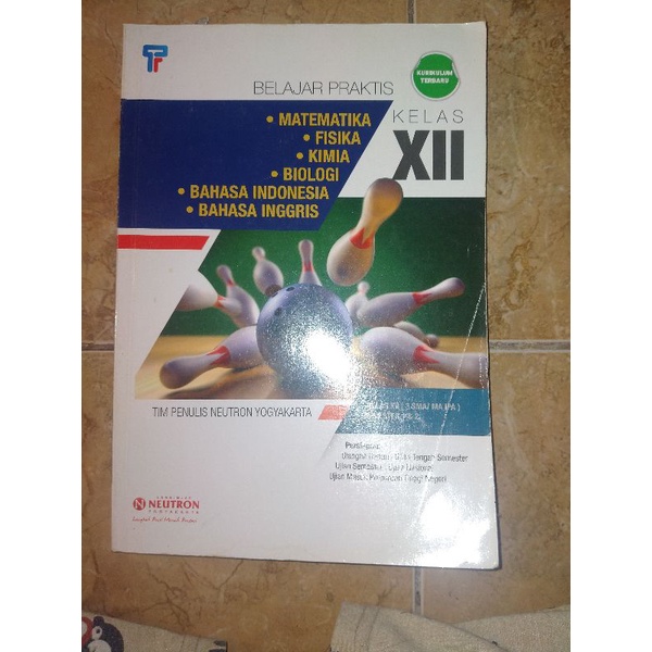 

[Preloved] Buku Persiapan SBMPTN Neutron SMA IPA Saintek