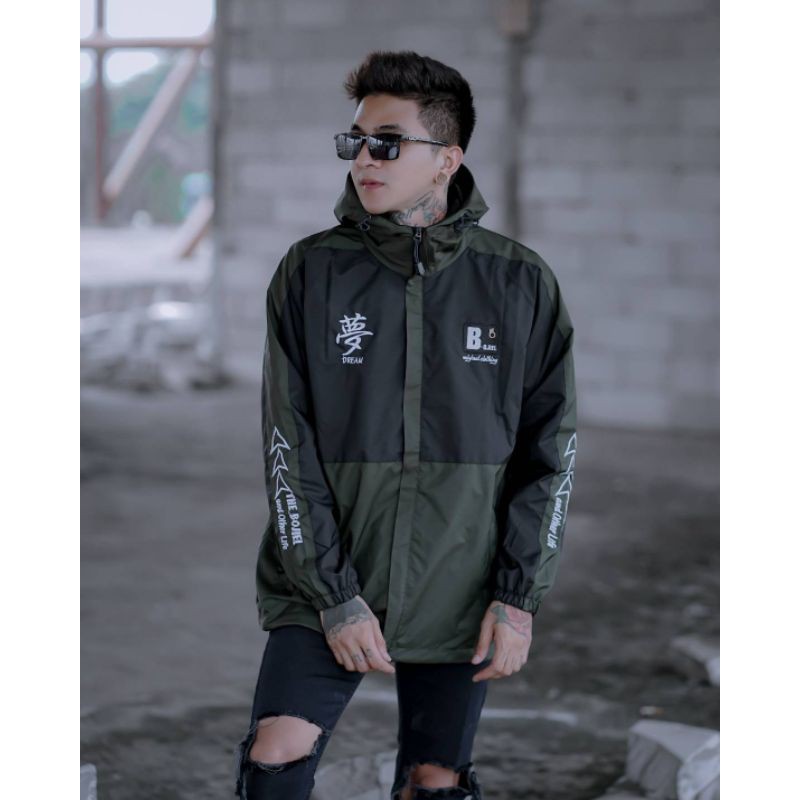 Casual jaket/CJ/salviohexia/cogoule wolv mothbless genious jaket pria Parka jaket outdoor thebojiel