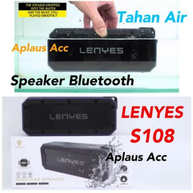 LENYES S108 40w Waterproof ipx7 outdoor wireless bluetooth hifi stereo portable speaker