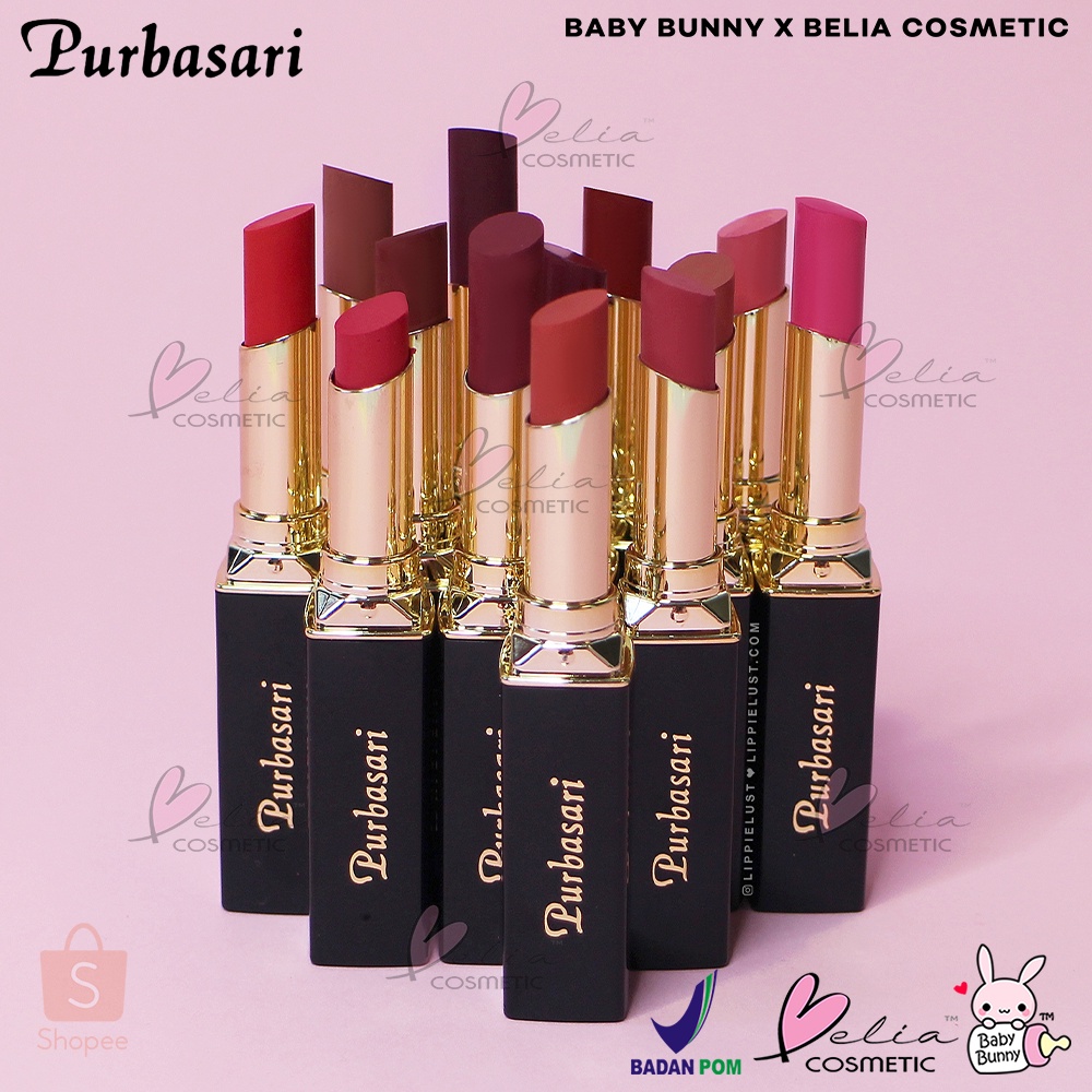 ❤ BELIA ❤ Purbasari Matte Lipstick ❤ 81-95 ❤ BPOM Original | BABY BUNNY | BPOM