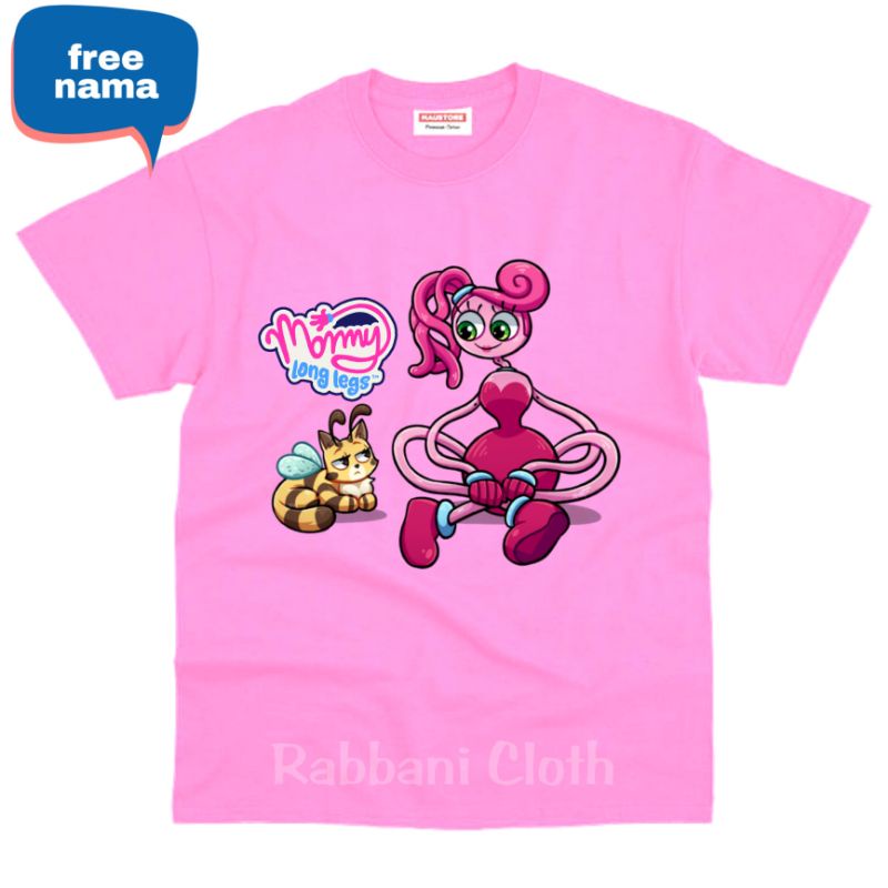 baju kaos anak mommy long legs playtime
