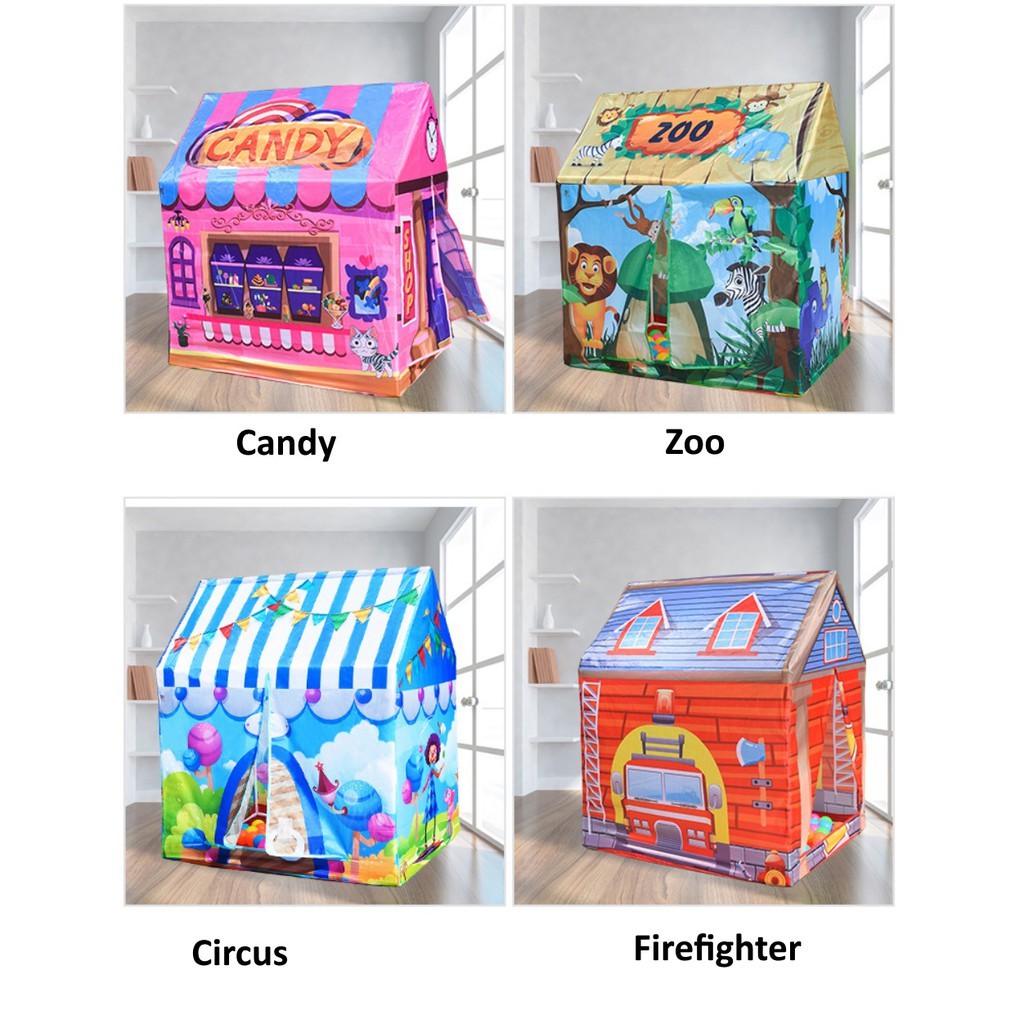 LOGU Tenda karakter anak Tenda lipat bentuk rumah anak LOGU Tenda karakter anak Tenda lipat bentuk rumah anak