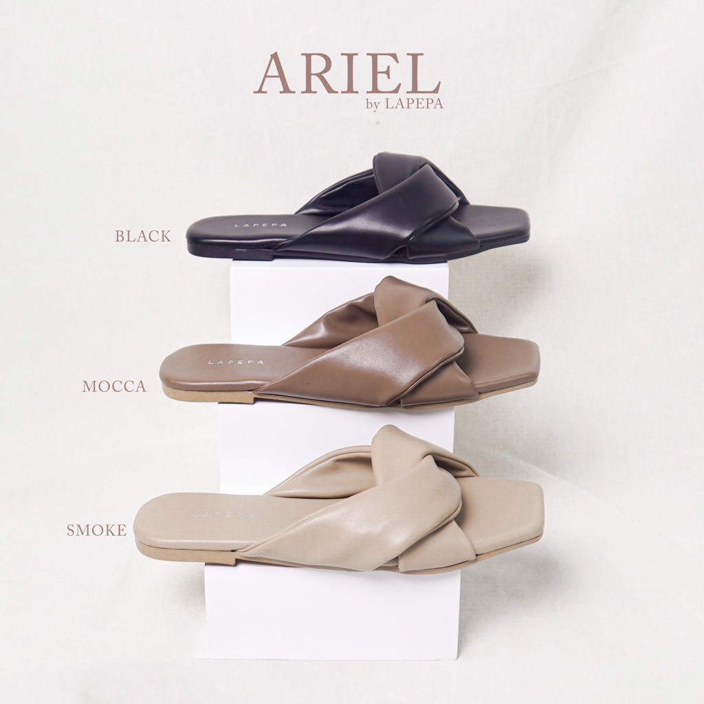 AVLINSTORE - tipe ARIEL Sandal Wanita Teplek Sendal Cewek Flat Kasual Model Tali 2 Unik