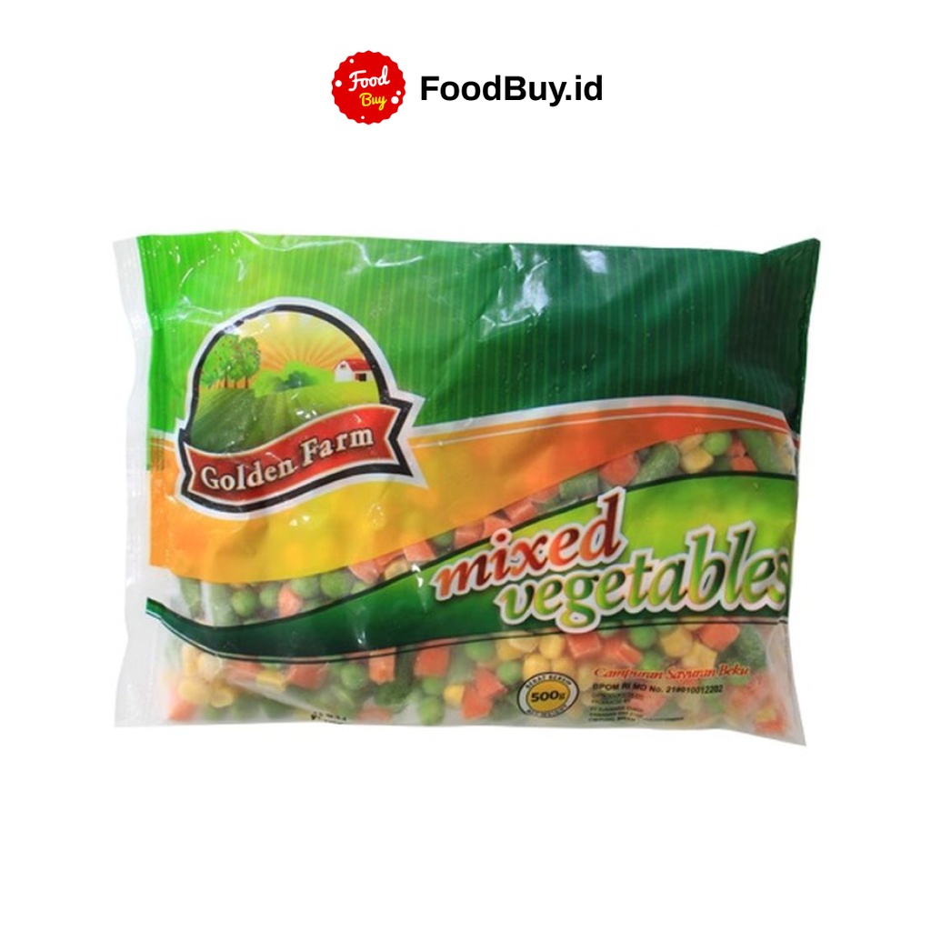 Golden Farm Mix Vegetable Frozen 500 gr