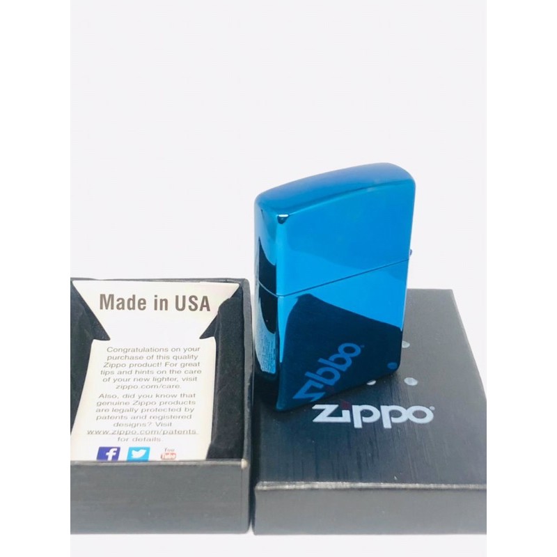 ZIPPO BLUE ICE MOTIF EXCLUSIVE ZIPPO UNIK ZIPPO PREMIUM