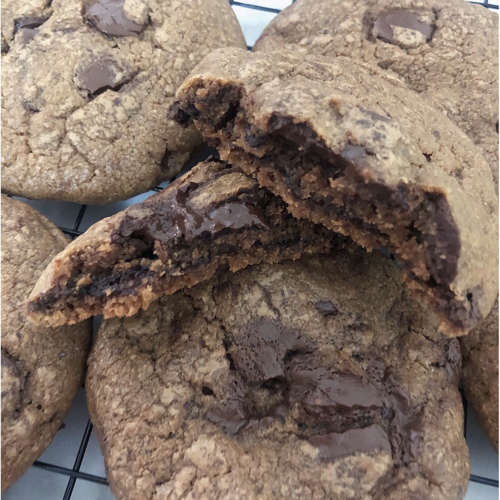 

Double Chocolate Melted French Cookies