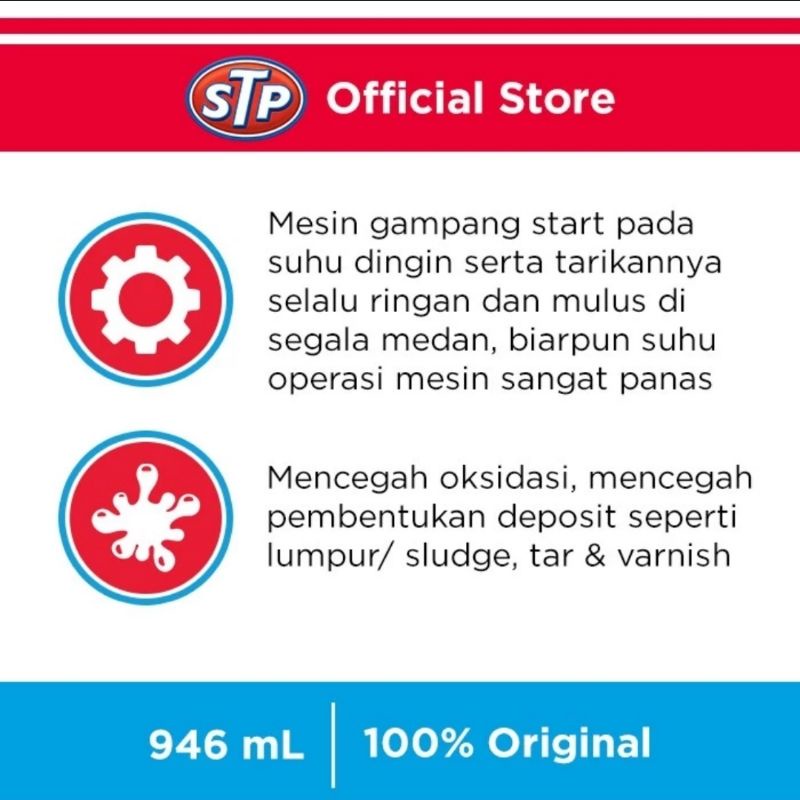 Oli mesin STP sae 5w-30 full syntetik
