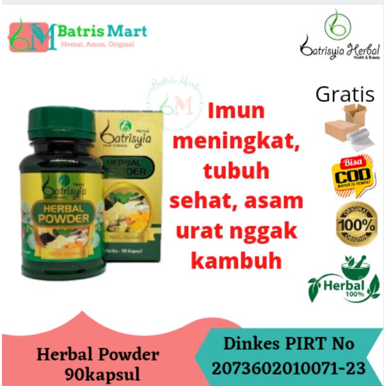 Batrisyia Herbal powder suplement kesehatan imun booster batrisya