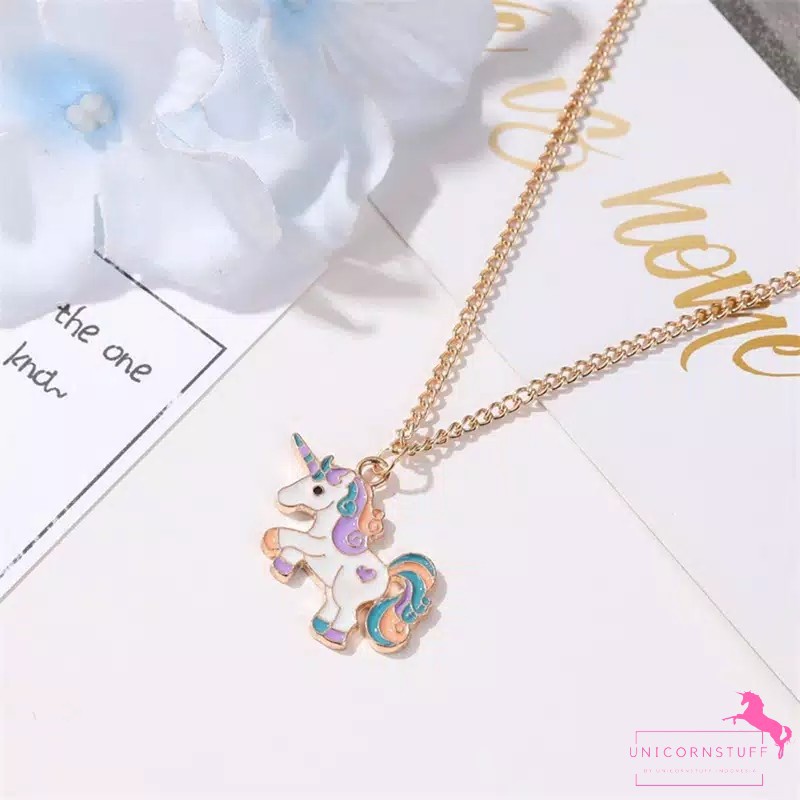 Kalung Unicorn Kalung dengan Motif Unicorn