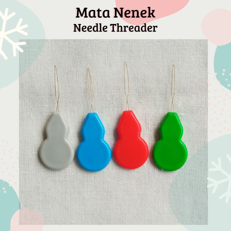 Mata Nenek Plastik Besar - Needle Threader