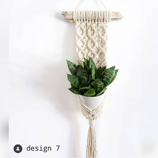 Pot gantung plant hanging macramei